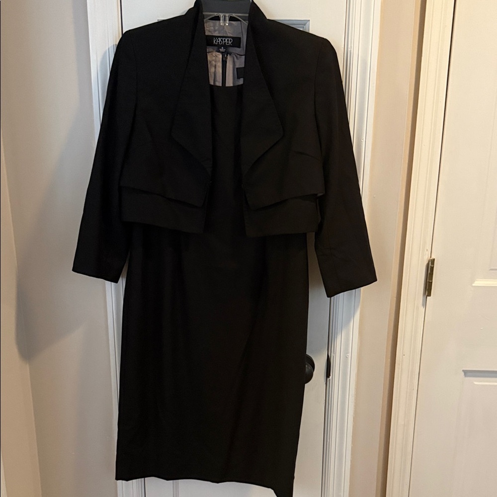 Kasper Black Women's Dress with Jacket